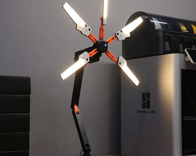 Death Stranding Desk LED Light, Odradek Scanner Replica, Terrian Table Lamp, Handmade Decor, Gaming Room Lamp, Unique Gamer Gift Idea