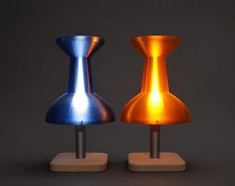 3D Printed Push Pin Lamp | Giant Thumbtack Pop Art Desk Decor (Novelty Night Light)