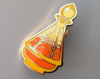 Potion pin: orange citrus! TTRPG, witch wizard