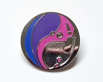 Bi/Bisexual Colored Liquid Pin, Representation, Pride, LGBTQA LGBT