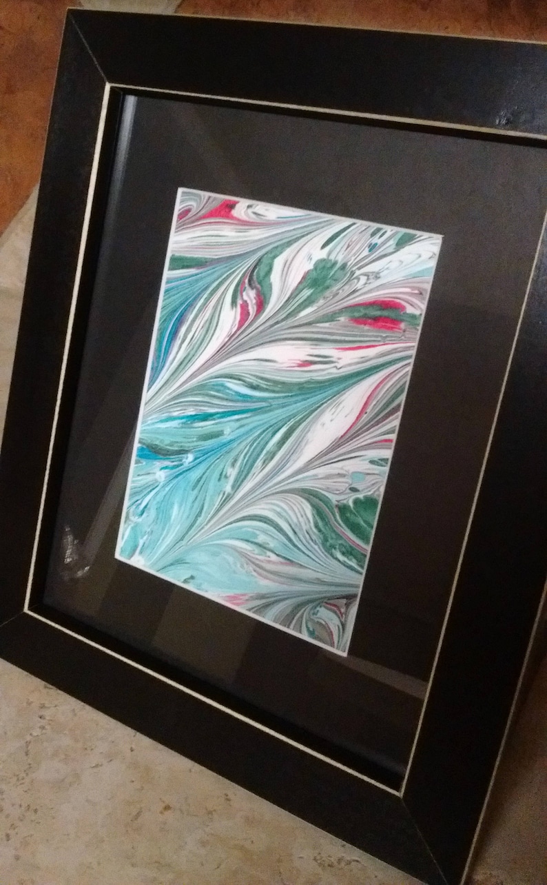 Home Decor Office Decor One-of-a-kind Vintage Style Traditional Technique Marbled Print Hotel Decor