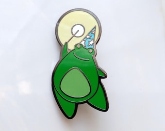 Wizard Frog Cute Enamel Pin
