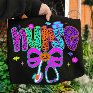 Neon Lace Nurse PNG, Nurse Neon Distressed Png, Nurse ICU Halloween Png, Preppy Nurse Design, Nurse Life Png, Hand Drawn,Colorful Nurse Png