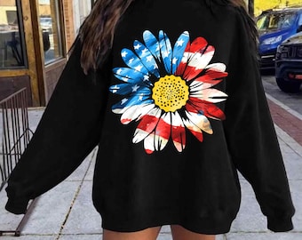 July 4th Daisy shirt design PNG, Summer Png, Wildflower Png, Trendy Spring Summer PNG, Sunflower png, Flower for DTF, Best Seller Daisy Png