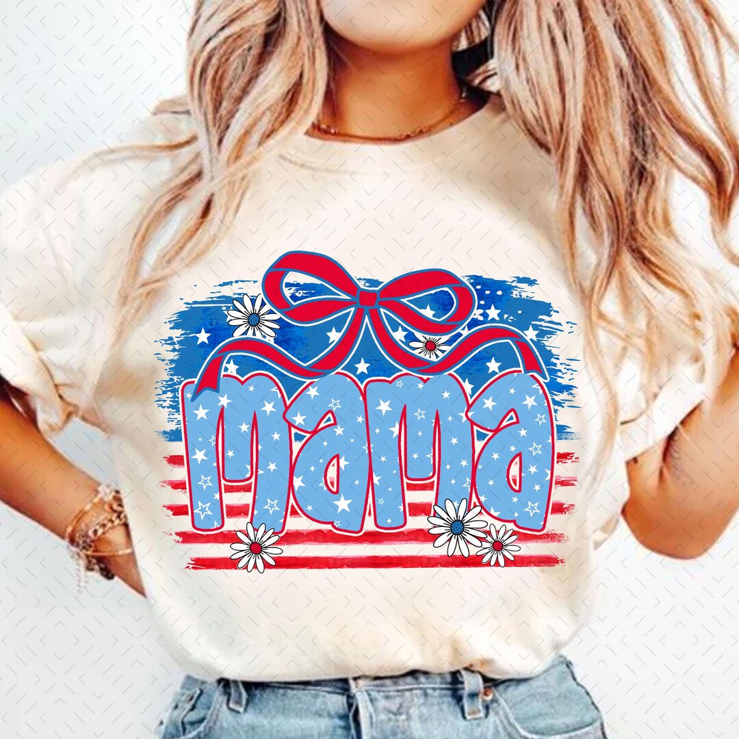 American Mama Coquette Png, 4th of July Mama Png, American Mama Png ...