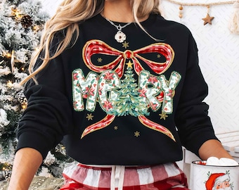 Coquette God Jul Blommig Png, Preppy Jul Rosett Png, Rutiga Röda Plädbokstäver Png, Trendig Julgran, Konstglitter, Blomma