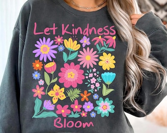 Lassen Sie Freundlichkeit Blüte PNG, Blume Png, Retro Blume Png, Boho Blume Png, Blumen Png, Boho Blumen Png, geistige Gesundheit Png, seien Sie Art Png