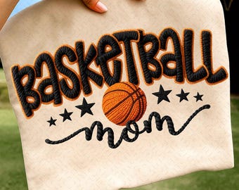 PNG de mamá de baloncesto con hilo sintético, PNG personalizado de mamá de baloncesto, PNG de baloncesto de ganchillo, diseño de camiseta para el día del partido, PNG de temporada de baloncesto