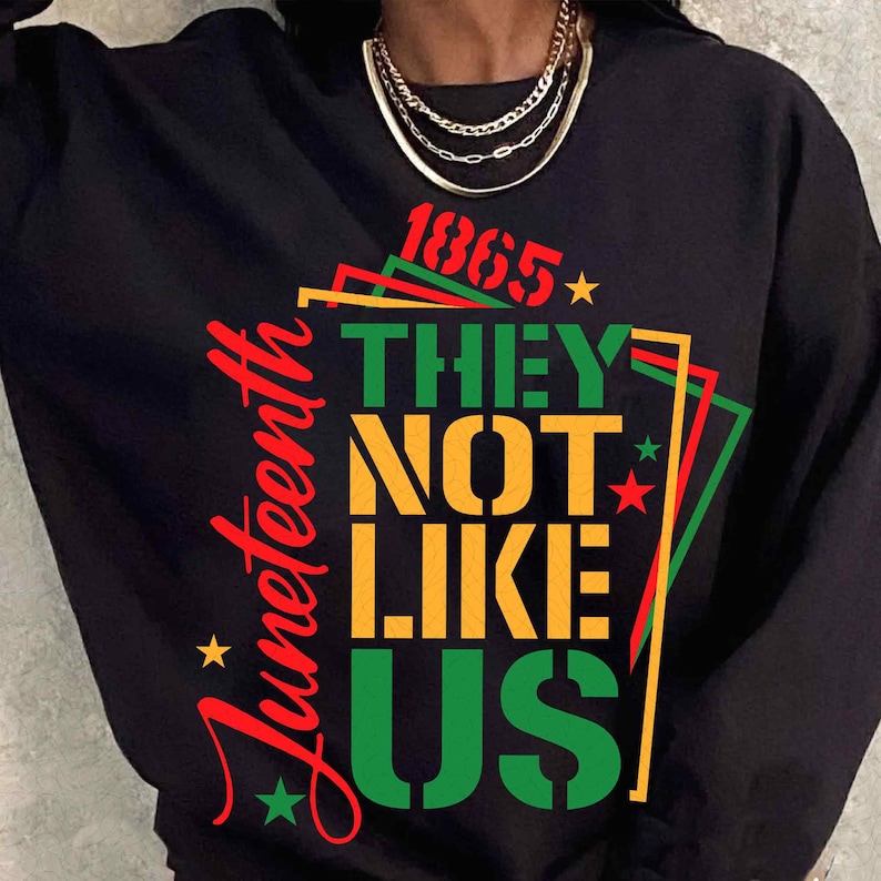 They Not Like Us Png, Juneteenth 1865 Png, Afro Juneteenth, Black ...