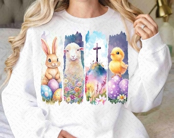 Happy Easter PNG, Retro Easter Png, Easter Bunny Png, Easter Coquette Png, Floral Spring Png, Easter Coquette Png, Brushstroke Easter Png