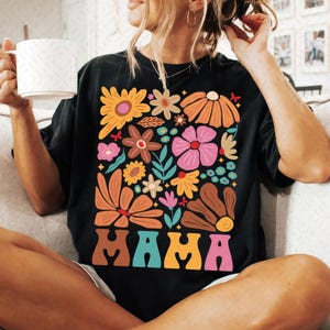 Floral Mama Coquette PNG, Boho Mama Png, Mothers Day Png, Floral Spring Png, Gift for Mom, Mother png, Retro Mama Png Design, Motherhood png