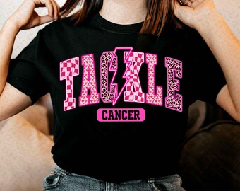 Neon Tackle cancer varsity png, Pink tackle png, Football coquette png, Neon Pink Out PNG, Breast Cancer png,Football Mom,Tackle Cancer Png