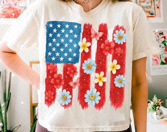 Floral America Png, Preppy USA Png, Glitter 4 de Julho Png, Memorial Day PNG, Girly USA Png, Dia da Independência png, Pincelada da América png