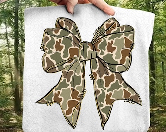 Camo Coquette Bow Png, Hunting Season Bow Png, Outdoors Sublimation Design, Rustic Fall Bow Png, Camouflage Bow Png Digital Download