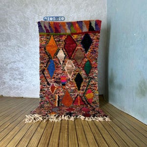 Gorgeous Moroccan Rug, New Boujaad Rug, Handmade Rug, Berber Rug, Custom Moroccan Rug, Large Area Rug, Colorful rug