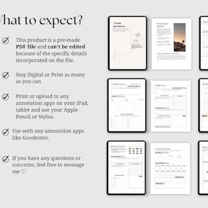 12 Week Year Printable Planner | PDF | Goal Worksheet | Tracker Template | Digital Goal Planner | 90 Day Planner
