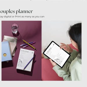 couples journal, couples planner, relationship journal, couples journal prompts, couples junk journal, valentines journal, marriage journey planner, couple activities, printable editable planner, relationship goals planner, relationship challenge
