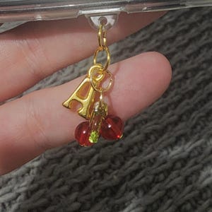 Personalised Cherry Kindle Dust Plug Charm | Kindle Accessories | Bookish | Book Lover Gifts