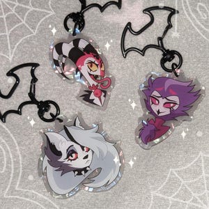 Hazbin Hotel Keychains