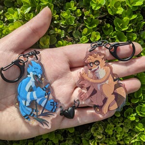 Porte-clés magnétiques Mardochée et Rigby