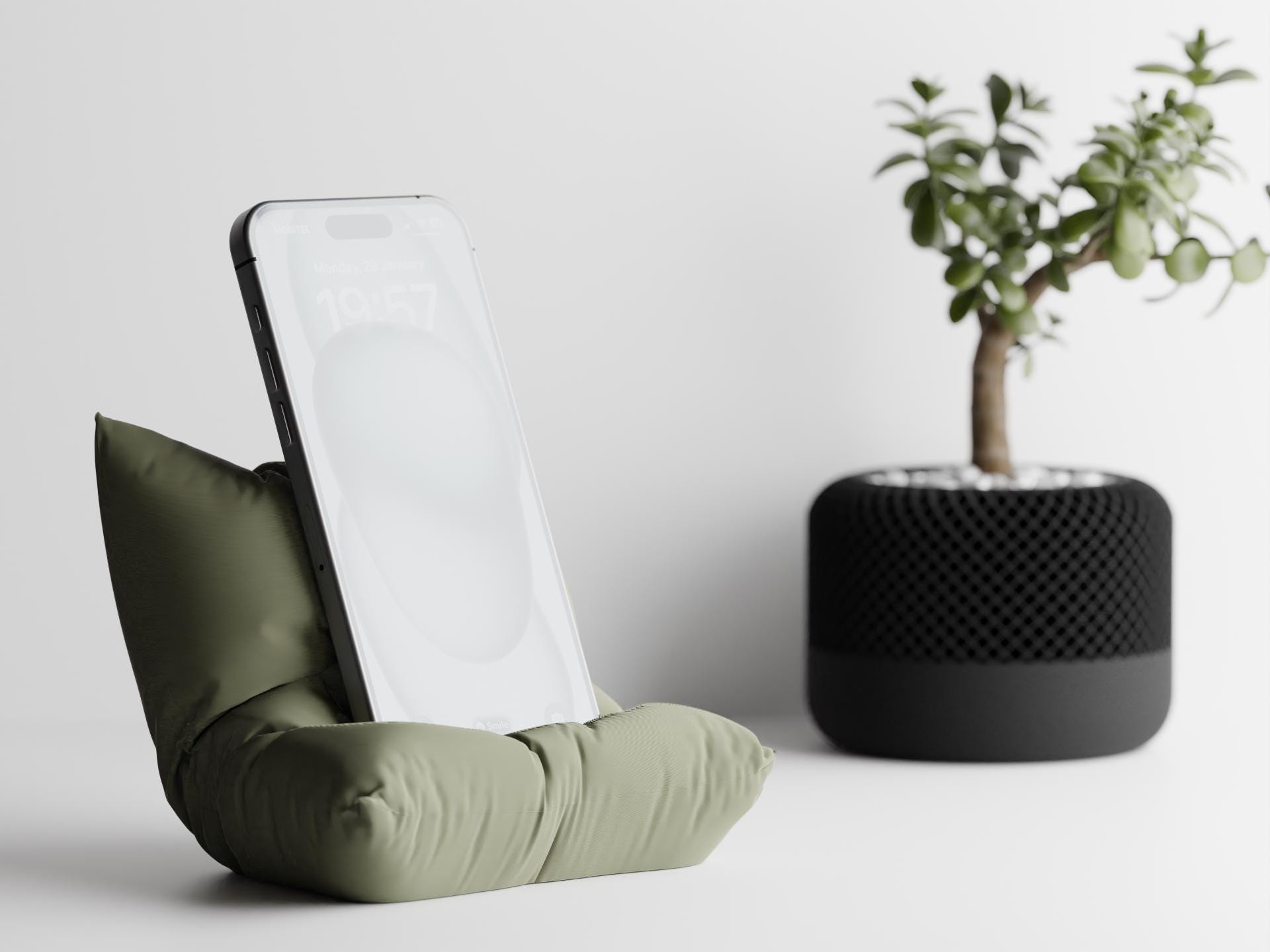 Phone Stand Holder - Modern Minimalist Desk Accessory, Home Decor, Gift for Him, Perfect Office Gift