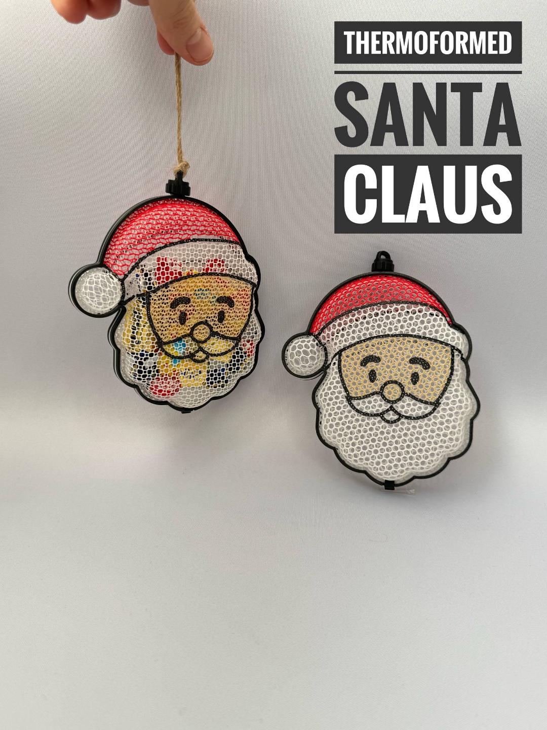 Santa Claus Christmas Ornament, Santa Decor, Holiday Ornament, Christmas Tree, Stocking Stuffer, Christmas Gift