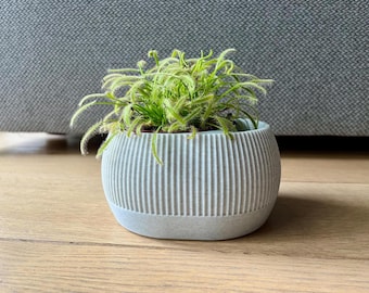 Self Watering Pot, Minimalist 3D Printed Planter, Home Decor