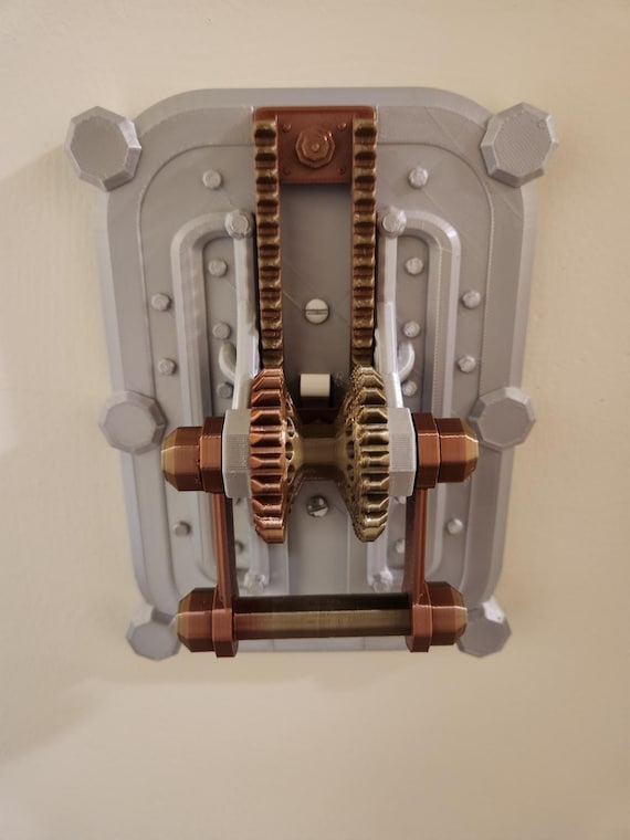Mechanical Light Switch Cover Modern Minimalist 3D Printed