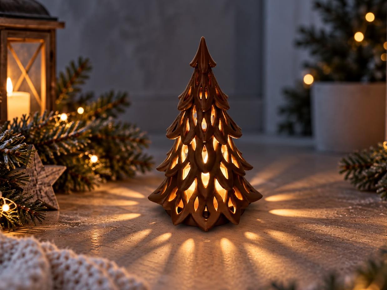 LED Candle Shade Ornament, Christmas Tree Light Cover, Holiday Candle Decor, Christmas Gift, Stocking Stuffer, Ornament