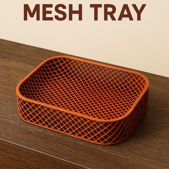 Desk Tray Minimalist 3D Printed Geometric Organizer