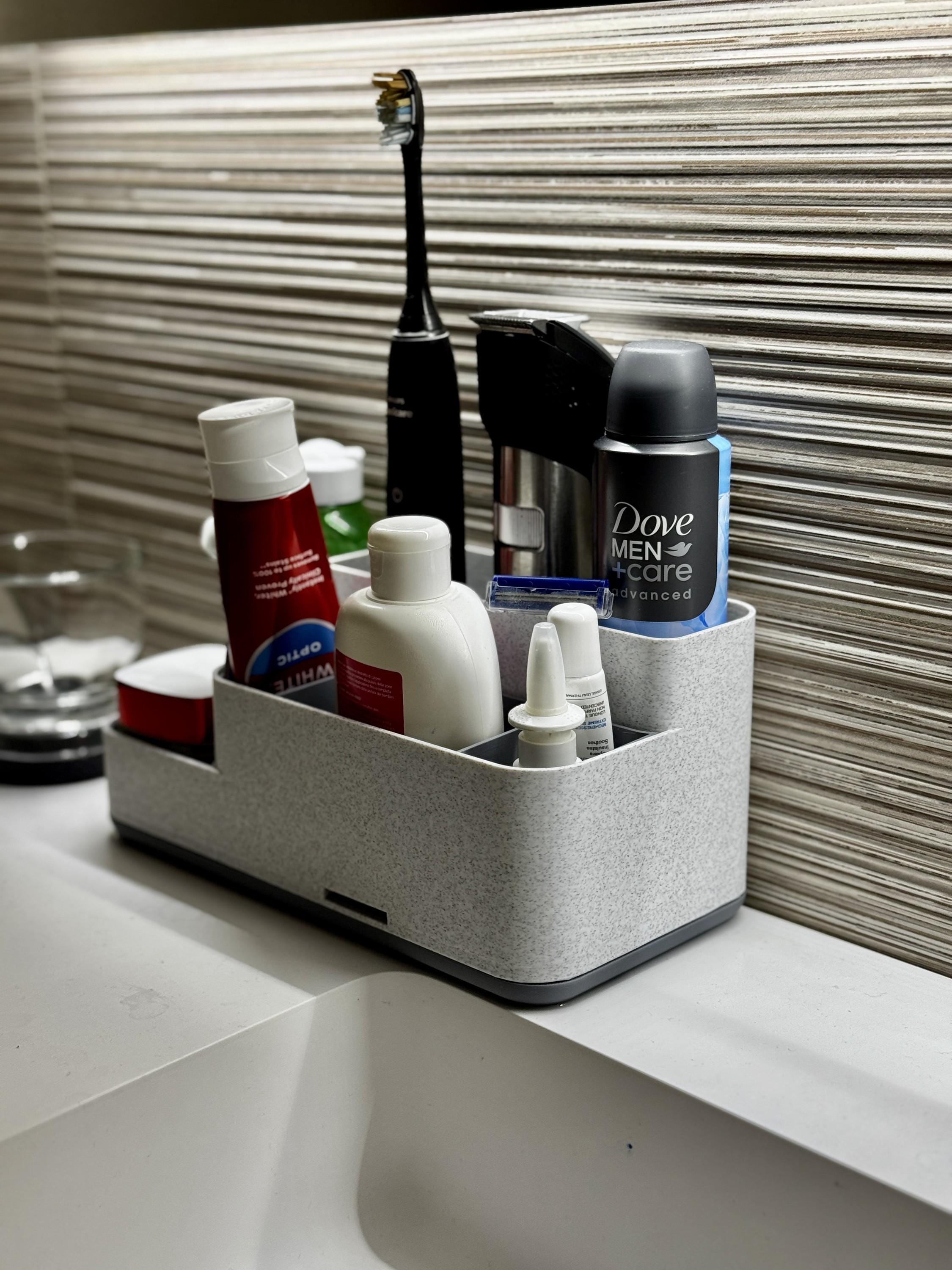 Draining Sink Organizer, Minimal Vanity Tray, Modern Home Decor, Bathroom Accessory, Unique Gift, Housewarming Gift