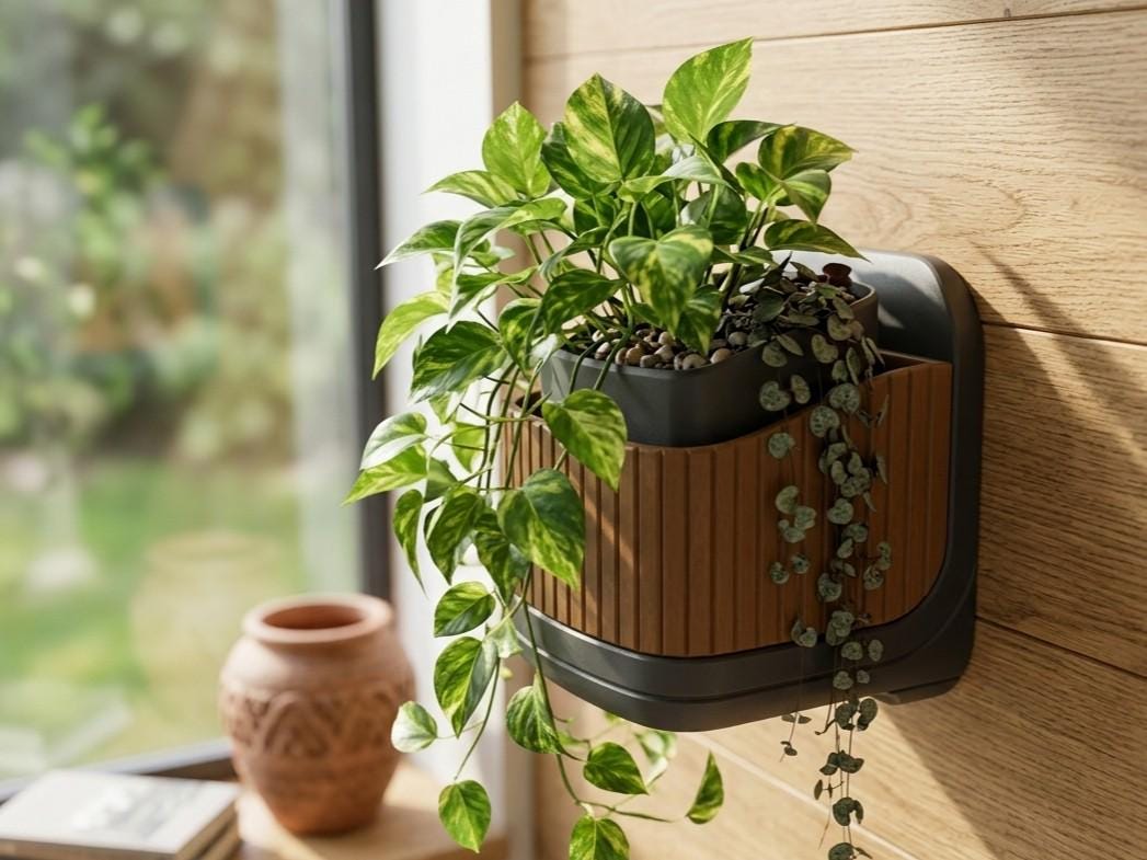 Modular Hanging Planter, Wall Mounted Planter System, Modern Home Decor, Space Saving Planter, Unique Gift