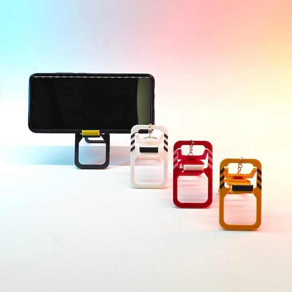 Phone Stand Key Holder, Minimalist Desk Organizer, 3D Printed