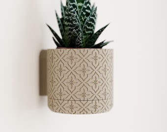 Geometric Wall Planter - Modern Minimalist Home Decor, Gift for Her, Perfect Housewarming Gift