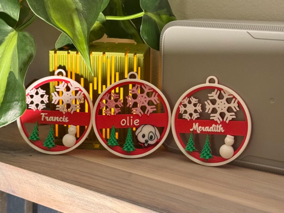 Personalized Christmas Ornament, Custom Holiday Gift, Name Ornament, Christmas Keepsake, Ornament Gift, Stocking Stuffer