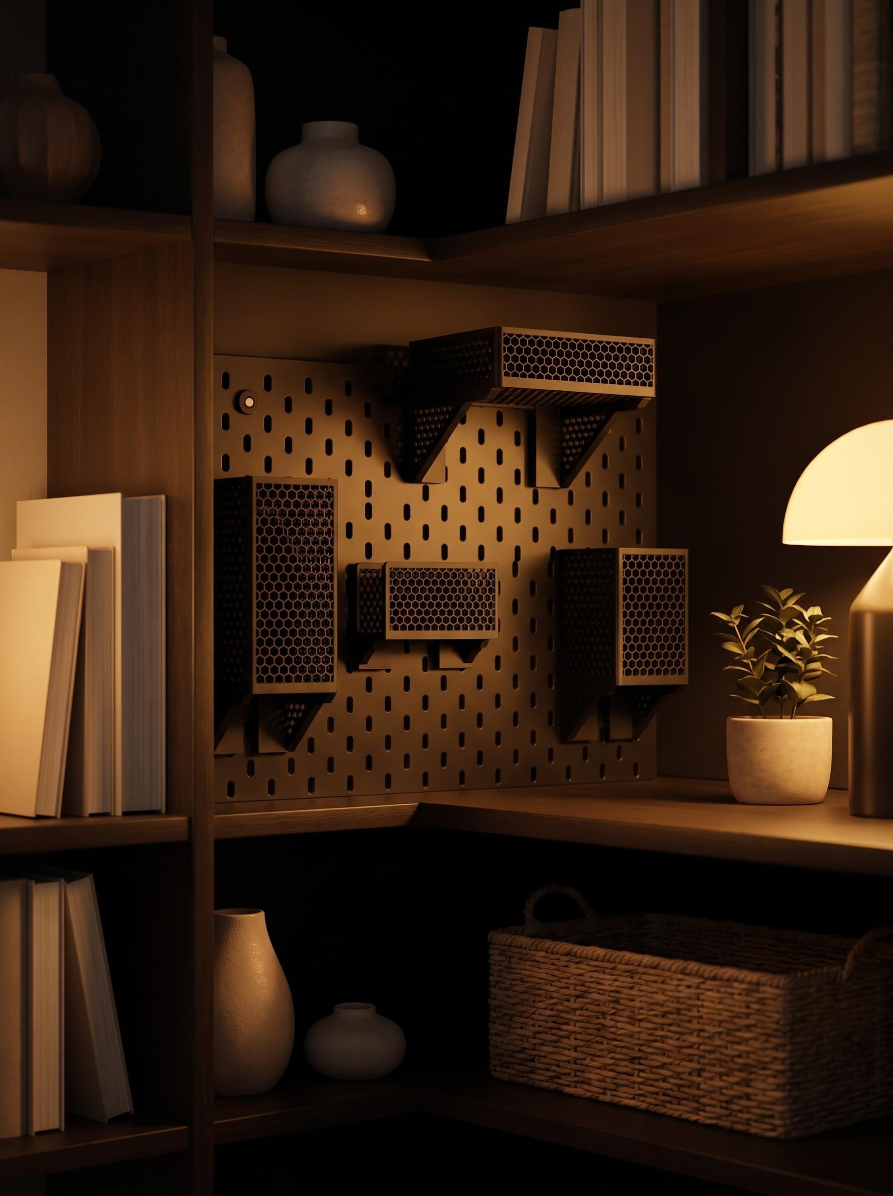 Pegboard Shelf Minimalist Wall Organizer 3D Printed