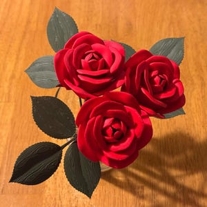 3D Printed Planter, Minimalist Rose Design, Modern Home Decor