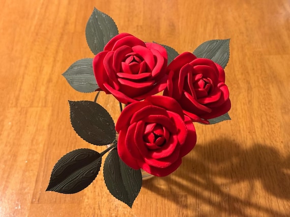3D Printed Planter, Minimalist Rose Design, Modern Home Decor