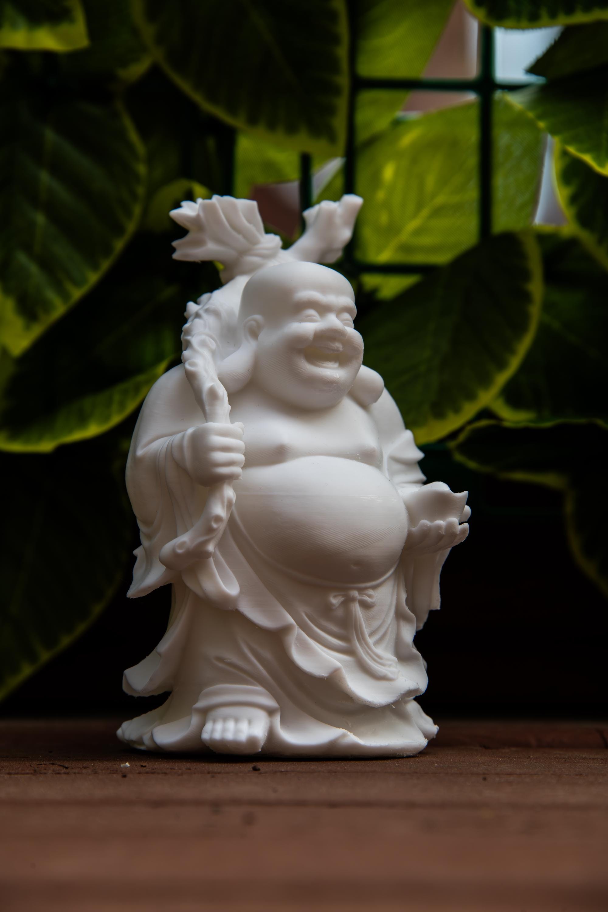 Laughing Buddha Statue - Zen Home Decor, Gift for Her, Unique Spiritual Gift, Perfect Office Decor