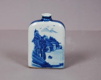 Vintage Porcelain Blue Jay Bird Figurine by Andrea by Sadek Made