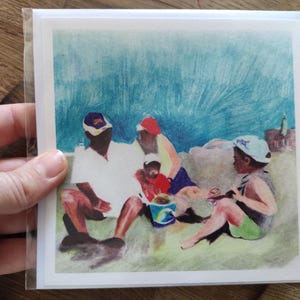 6 cartes postales PORTRAITS DE FAMILLE -