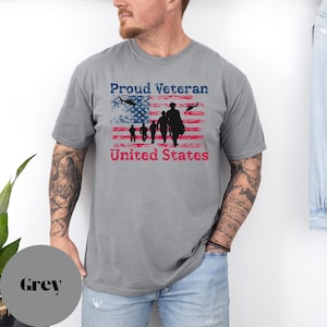 Patriotic Veterans T-Shirt, Proud Veteran soldier-shirt, americanflag shirt, Independence Day shirts, Memorial Day shirt, Army Veteran tee