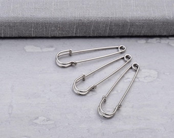 Simple shawl needle for crocheted shawls and plain - Simple kilt needle as a blank for decorating for DIY projects