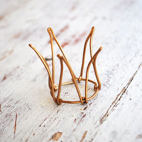 Items similar to Small princess crown, wire crown on Etsy