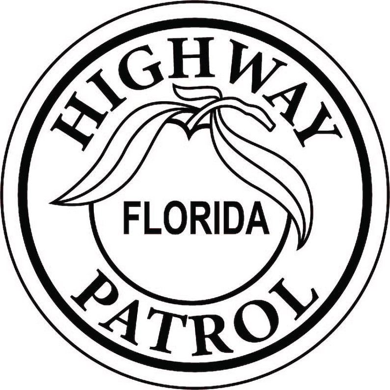 Fhp Sign Florida Highway Patrol Badge Vector File: Laser Cut/engraving - Etsy