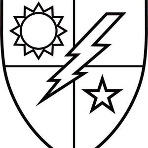 Arquivo vetorial do brasão da 75ª Divisão de Infantaria do Exército dos EUA, brasões dos Rangers do Exército dos EUA graváveis a laser.