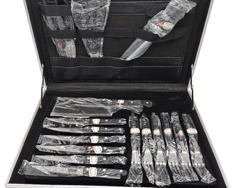 Berghoff Solingen Chef Knives Set – 24-piece Cutlery Set With