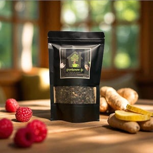 Raspberry Ginger White Tea 4oz