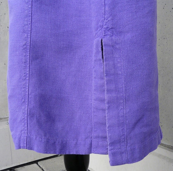 OSKA 100% linen dress, purple, lagenlook, made in… - image 7