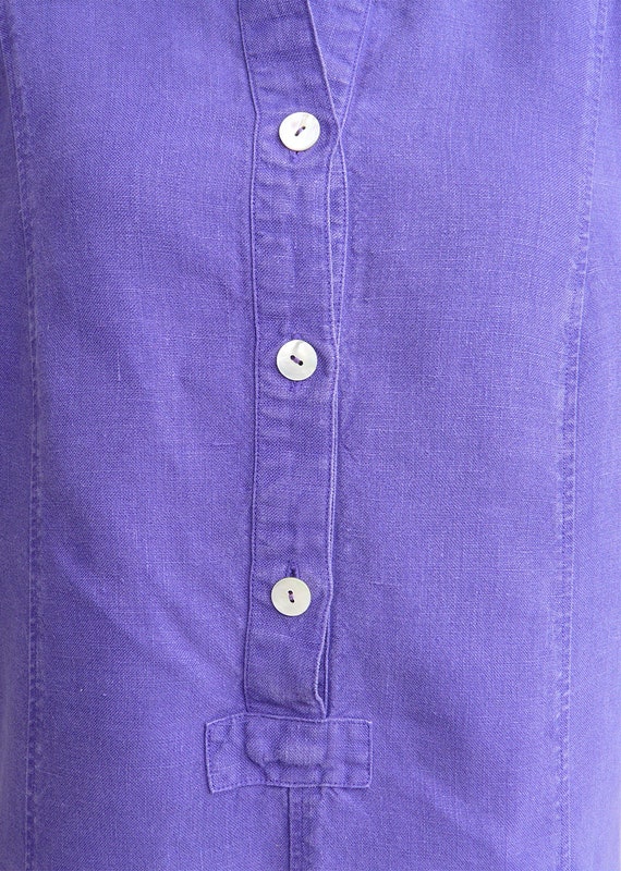 OSKA 100% linen dress, purple, lagenlook, made in… - image 6